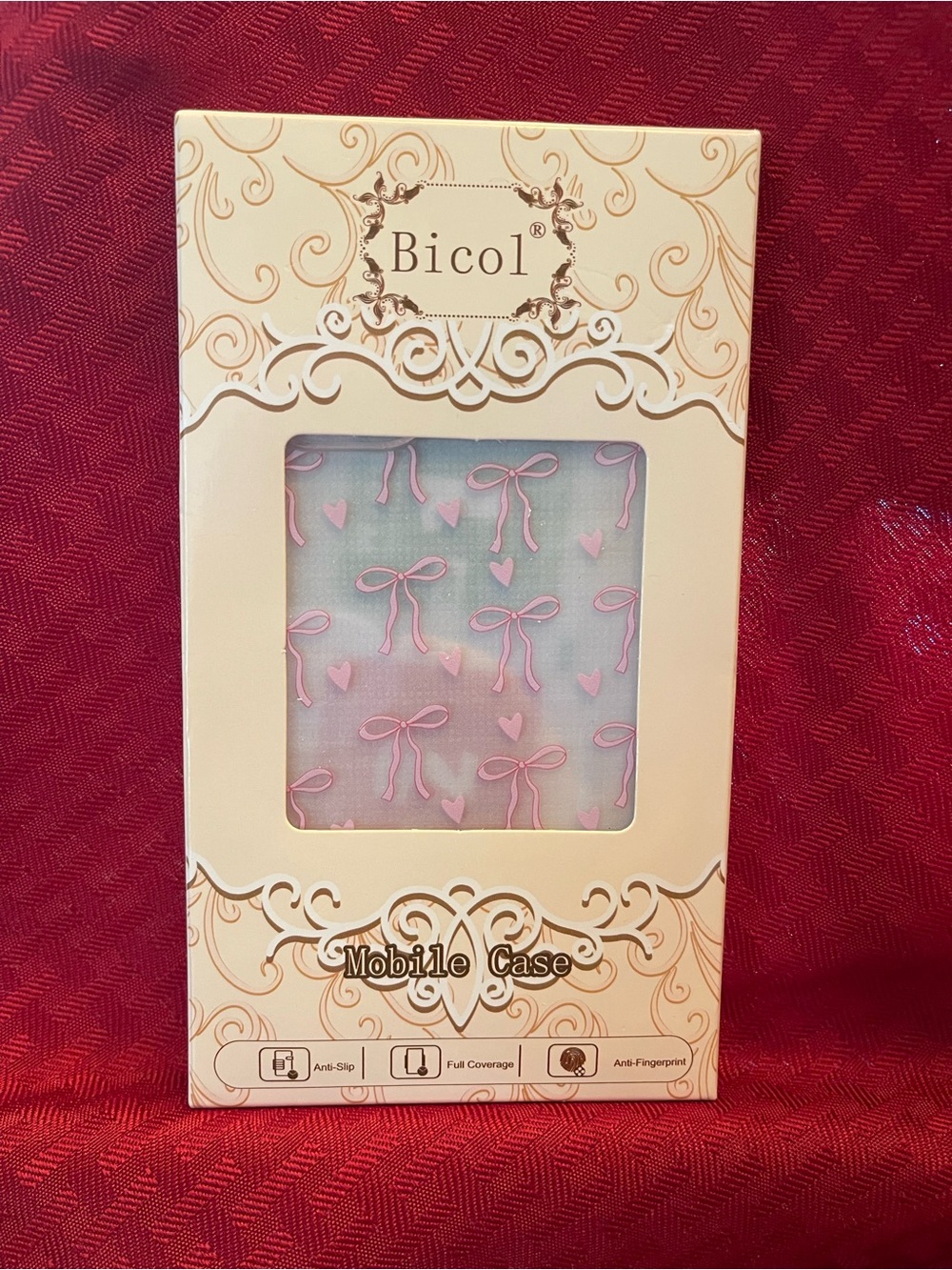 Bicol Pink Bow Mobile Case